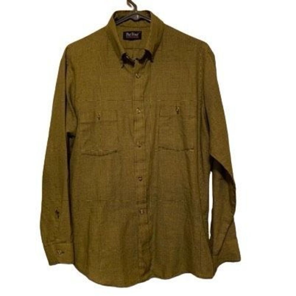 Vintage Par Four Sportswear Size Medium Long Sleeve Button Shirt